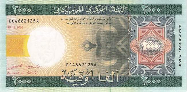 Mauretanien p14b 2000 Ouguiya 2006